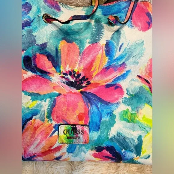 GUESS Floral Multicolor Women's Bag - Picture 7 of 7